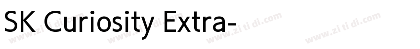 SK Curiosity Extra字体转换